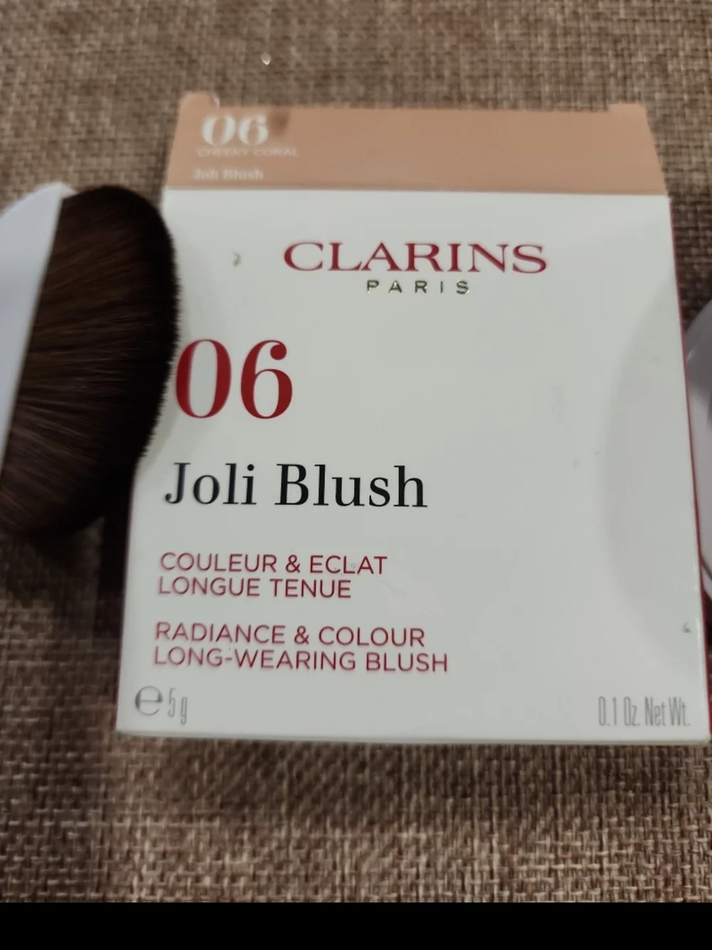 Clarins Jolie Blush , shade: 06 cheeky coral